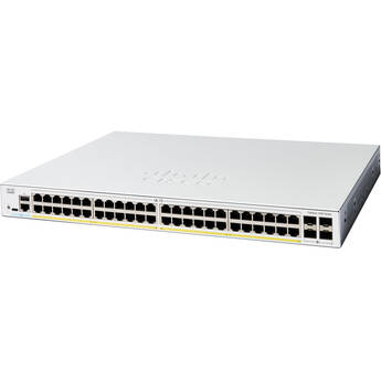 Cisco Catalyst C1200-48P-4G 48-Port Gigabit PoE+ Compliant Managed Network Switch