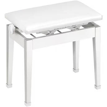 Casio Height-Adjustable Metal Artist Bench (White)