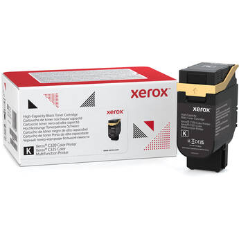 Xerox High Capacity Black Toner Cartridge for C325 Color Printer (Use and Return)