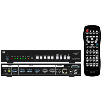 GeoBox 4K 5x1 Seamless Switcher with Quad View