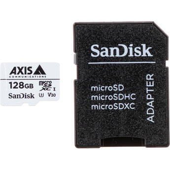 Axis Communications 128GB Surveillance UHS-I microSDXC Memory Card with SD Adapter
