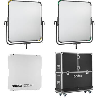 Godox KNOWLED LiteFlow 100 Double-Sided Reflector (40 x 40", Travel Kit)