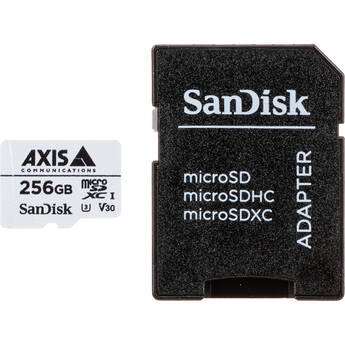 Axis Communications 256GB Surveillance UHS-I microSDXC Memory Card with SD Adapter