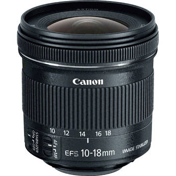 Canon EF-S 10-18mm f/4.5-5.6 IS STM Lens (Refurbished)