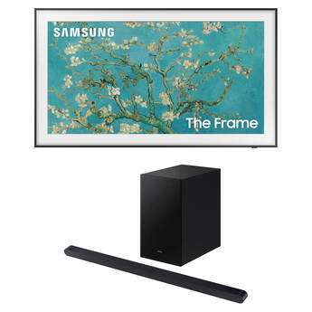Samsung The Frame 32" Full HD HDR Smart QLED TV & HW-S700D 3.1-Channel Soundbar System Kit