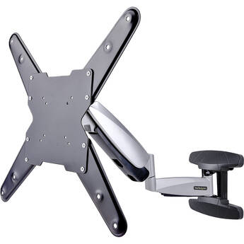 StarTech Full-Motion Adjustable Wall Mount for 23 to 55" Displays (Black & Silver)