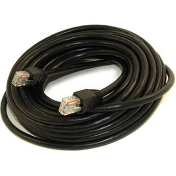 Genustech Cat 6 Ethernet Patch Cable (Black, 25')
