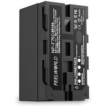 FeelWorld NP-750 Battery with USB-C Charging (4400mAh, L-Series)
