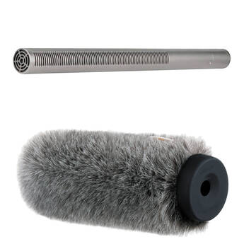 RODE NTG3 Moisture-Resistant Shotgun Mic & Auray Windshield Kit (Satin Nickel)