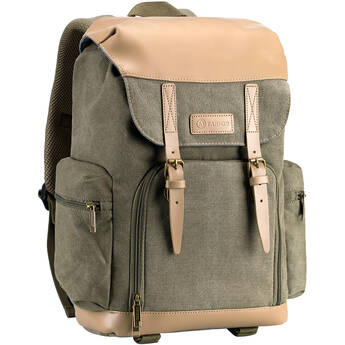 TARION M02 Canvas Camera Backpack (Green, 14.5L)