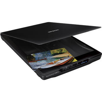 Epson Perfection V19 II Color Photo and Document Flatbed Scanner (Black)