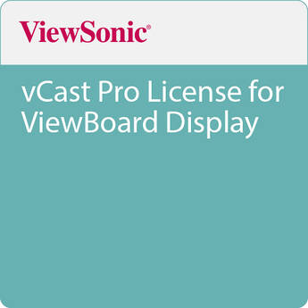 ViewSonic vCast Pro License for ViewBoard Display