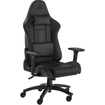 CORSAIR TC100 Relaxed Gaming Chair (Black, Leatherette)