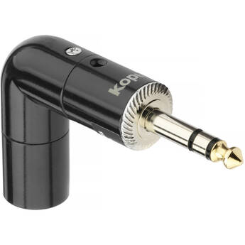 Kopul XLRTWIST-360-MTRS Angled 1/4" TRS Male to XLR Male Adapter