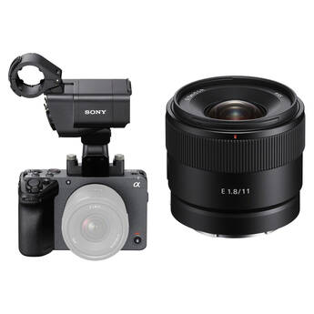 Sony FX30 Digital Cinema Camera with XLR Handle Unit and 11mm Lens Kit