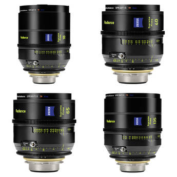 ZEISS Supreme Prime Radiance Ruby 4-Lens Set (PL, Feet)