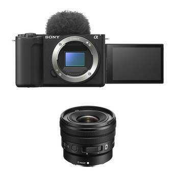 Sony ZV-E10 II Mirrorless Camera with 10-20mm f/4 Lens Kit (Black)