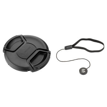 Sensei 62mm Center Pinch Snap-On Lens Cap and Cap Keeper Lens Cap Holder Kit
