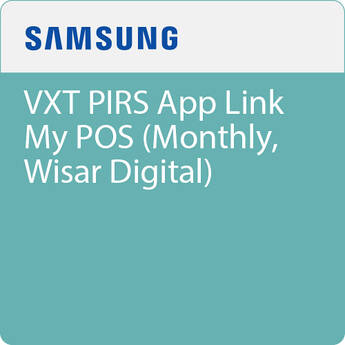 Samsung VXT PIRS Link My POS (Monthly, Wisar Digital)