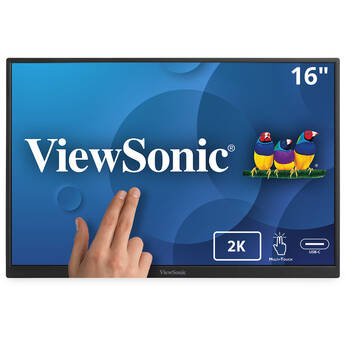 ViewSonic TD1656-2K 16" QHD Multi-Touch Portable Monitor