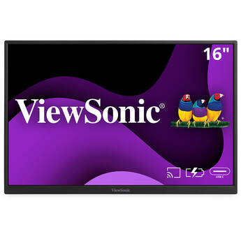ViewSonic VG1656N 16" Full HD Portable Monitor with Battery & Wireless Casting