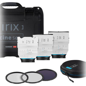 IRIX Cine 3-Lens Entry Set (Sony E, White)