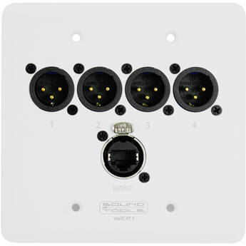 SoundTools WallCat 5 XLR Audio Over Cat5 (XLR Male, White)