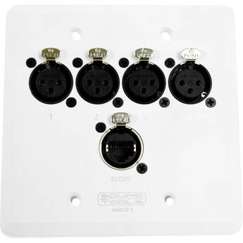 SoundTools WallCat 5 XLR Audio Over Cat5 (XLR Female, White)