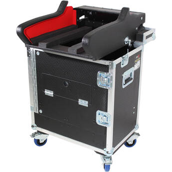 ProX Allen/Heath DLive C1500 Flip-Ready Hydraulic Console Easy Retracting Lifting Detachable Case