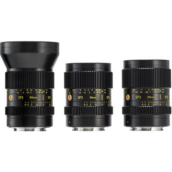 Cooke SP3 Full-Frame 3-Lens Prime Set (25/50/100mm, Sony E)