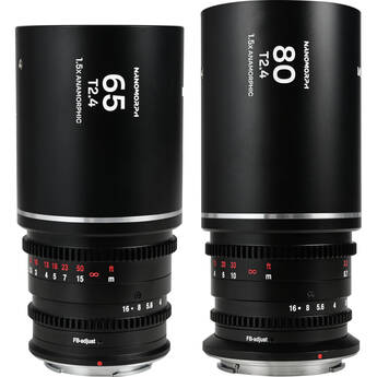 Venus Optics Laowa Nanomorph S35 Anamorphic Prime 2-Lens Kit (Sony E, Silver Flare)