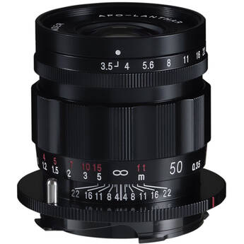 Voigtlander APO-LANTHAR 50mm f/3.5 Type II VM Lens (Leica M, Black)