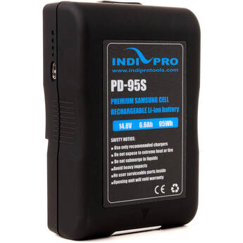 IndiPRO Tools Compact 95Wh V-Mount Li-ion Battery