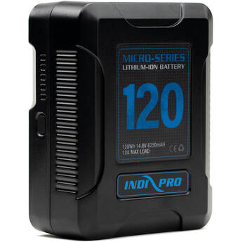 IndiPRO Tools Micro-Series V-Mount Li-Ion Battery (120Wh)
