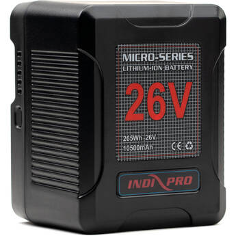 IndiPRO Tools Micro-Series 26V 260Wh Lithium-Ion Battery with D-Tap Port (V-Mount)