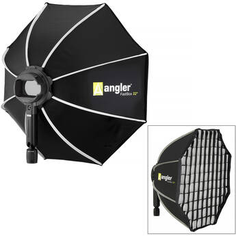 Angler FastBox 32" Octagonal Softbox with Fabric Grid & Godox AD200/AD200Pro Adapter Kit