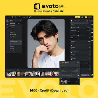 Evoto AI Photo Editor (Basic Plan, Download)