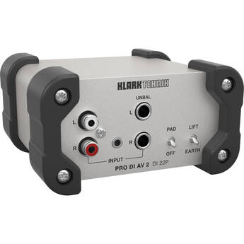 Klark Teknik DI 22P Passive Stereo DI Box with Midas Transformers