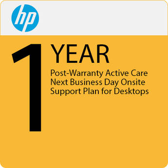 HP 1-Year Post-Warranty Active Care Next Business Day On-Site Support Plan for Desktops
