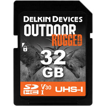 Delkin Devices 32GB Outdoor RUGGED UHS-I SDHC Memory Card