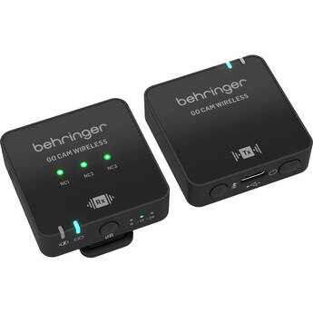Behringer Go Cam Wireless Single-Person Wireless Clip-On Microphone System (2.4 GHz)