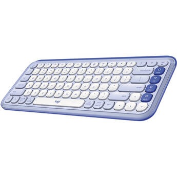 Logitech POP ICON KEYS Wireless Keyboard (Lilac & Off-White)
