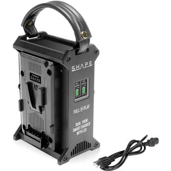 SHAPE FULL PLAY Dual V-Mount 100W Fast Charger with LCD