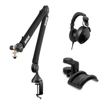 RODE PSA1+ Pro Studio Boom/Arm Kit with NTH-100 Professional Headphones