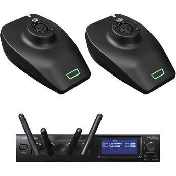 Audio-Technica ATW-1427 System 20 PRO 2-Person Digital Wireless Deskstand Transmitter System with No Mics (2.4 GHz)