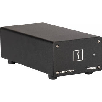 Sonnet Dual-Port SFP28 10 Gigabit Ethernet Thunderbolt Adapter with Two SFP28 Transceivers