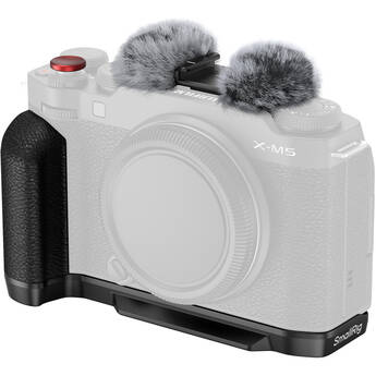 SmallRig L-Shape Mounting Plate with Silicone Handle for FUJIFILM X-M5 (Black)
