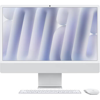 Apple 24" iMac with M4 Chip (Silver, Nano-Texture Glass)