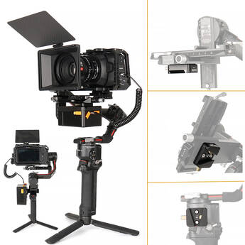 ZGCINE VR-04 V-Lock Plate for DJI RS Gimbal Stabilizers