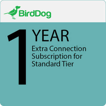 BirdDog Extra Connection Subscription for Cloud Standard Tier (1-Year)